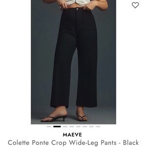 Anthropologie Maeve Colette Ponte Pants